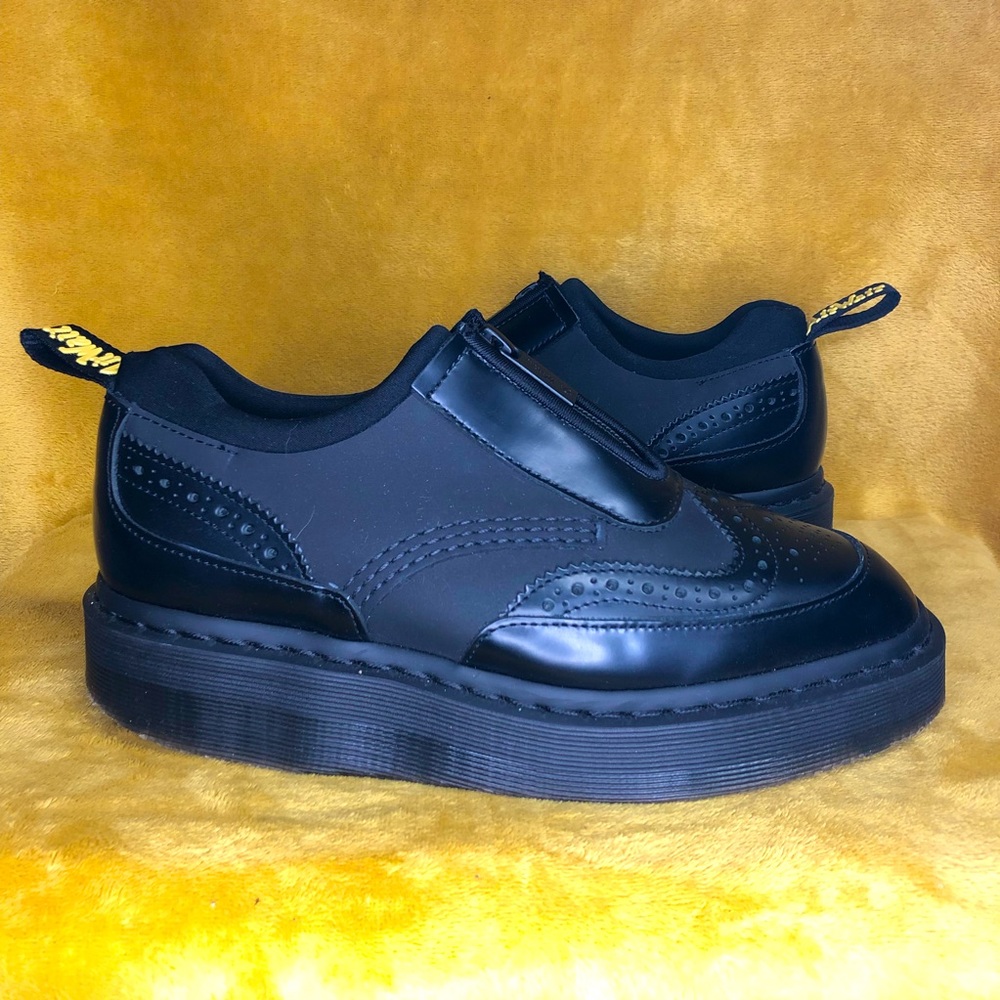 Platform Zip Up Dr. Marten Loafers